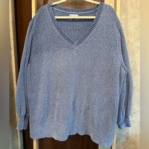 Ava & Viv | Light Blue Sweater | 3X